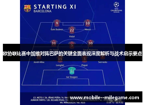 欧协联比赛中加维对阵巴萨的关键全面表现深度解析与战术启示要点