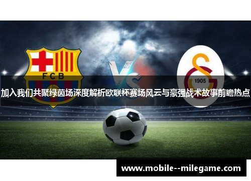 加入我们共聚绿茵场深度解析欧联杯赛场风云与豪强战术故事前瞻热点
